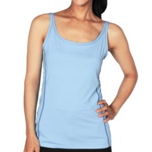 ExOfficio Sol Cool Tank Top - UPF 50+, Built-In Shelf Bra (For Women) in Light Lapis - Closeouts