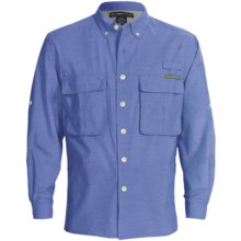 ExOfficio Super Air Strip Shirt - UPF 30+, Long Sleeve (For Men) in Ocean - Closeouts
