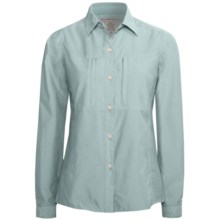 ExOfficio Super Dryflylite Shirt - UPF 30+, Long Sleeve (For Women) in Light Seaglass - Closeouts