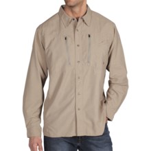 ExOfficio TakeOver Trek’r Shirt - Long Sleeve (For Men) in Light Khaki - Closeouts