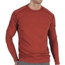 ExOfficio Teanaway Crew Shirt - Long Sleeve (For Men) in Brick - Closeouts