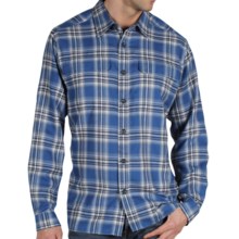 ExOfficio Trailing Off Macro Plaid Shirt - Long Sleeve (For Men) in Ensign - Closeouts