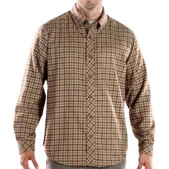 ExOfficio Trailing Off Micro Plaid Shirt - UPF 30+, Long Sleeve (For Men) in Bracken