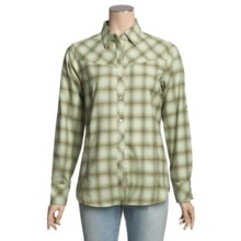 ExOfficio Trailing Off Shirt - Plaid Flannel, Long Sleeve (For Women) in Light Jade - Closeouts
