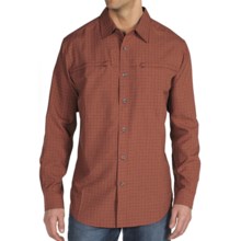 ExOfficio Trifecta Check Shirt - UPF 30+, Long Sleeve (For Men) in Brick - Closeouts