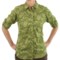 ExOfficio Trifera Flora Shirt - Long Sleeve (For Women) in Light Jade