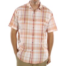 ExOfficio Tripr Macro Plaid Shirt - UPF 30, Short Sleeve (For Men) in Coral - Closeouts