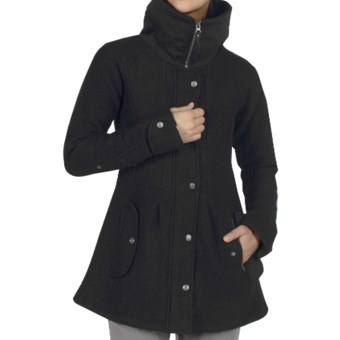 ExOfficio Tweedmuir Jacket - Boiled Wool (For Women) in Black