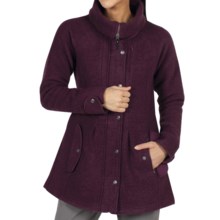 ExOfficio Tweedmuir Jacket - Boiled Wool (For Women) in Plum - Closeouts
