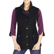 ExOfficio Tweedmuir Vest - Boiled Wool (For Women) in Black - Closeouts