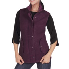 ExOfficio Tweedmuir Vest - Boiled Wool (For Women) in Plum - Closeouts