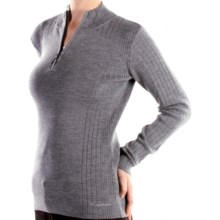 ExOfficio Venture Wool Sweater - Merino Wool (For Women) in Grey Heather - Closeouts
