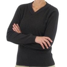 ExOfficio Venture Wool Sweater - V-Neck, Long Sleeve (For Women) in Black - Closeouts