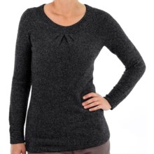 ExOfficio Vona Scoop Sweater (For Women) in Dark Pebble - Closeouts