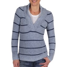 ExOfficio Vona Sweater - Shawl Collar (For Women) in Frost - Closeouts