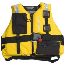 Extrasport Fury PFD Life Jacket - USCG Approved, Type V, PVC-Free in Yellow/Black - Closeouts