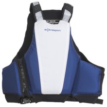 Extrasport Genoa PFD Life Jacket - USCG Approved, Type III (For Men and Women) in Blue/White - Closeouts