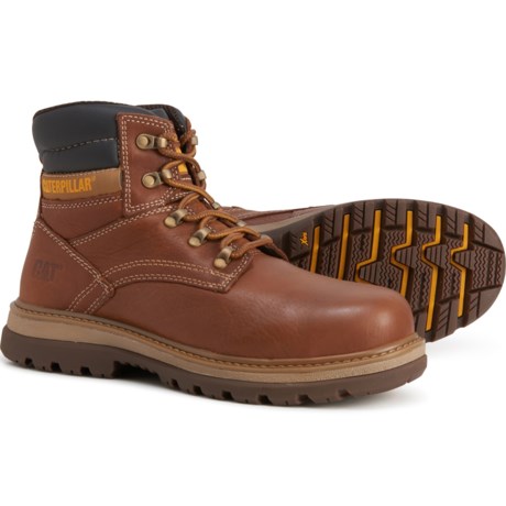 UPC 840333000069 product image for Fairbanks Work Boots - Steel Toe, Leather (For Men) - BROWN (12 ) | upcitemdb.com