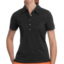 Fairway & Greene Claire Polo Shirt - Stretch Nylon, Short Sleeve (For Women) in Black - Closeouts