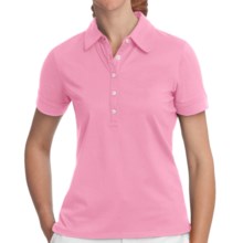 Fairway & Greene Claire Polo Shirt - Stretch Nylon, Short Sleeve (For Women) in Wild Rose - Closeouts