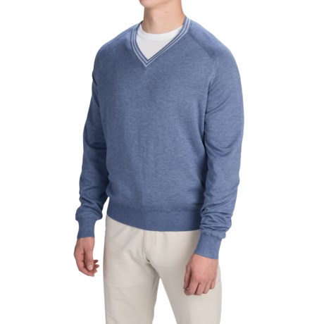 Fairway and Greene Cricket Wind Sweater V Neck (For Men)