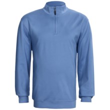 Fairway & Greene Fairway Pureformance Pullover - Zip Neck, Long Sleeve (For Men) in Wedgewood - Closeouts