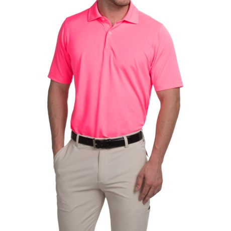 Fairway and Greene Solid Tech Polo Shirt Short Sleeve (For Men)
