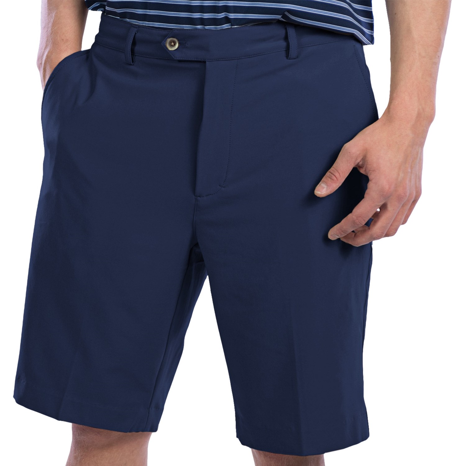 Fairway & Greene Tech Twill Shorts - Flat Front (For Men) - Save 40%