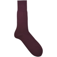 Falke Classic Plain Socks - Wool-Silk (For Men) in Wine - Closeouts
