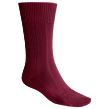 Falke Classic Socks - Cotton-Rich, Ribbed (For Men) in Wine - Closeouts