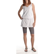 Falke Knicker Leggings - Stretch Cotton (For Women) in Platinum - Closeouts