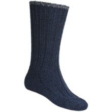 Falke Ribbed Boot Socks - Wool Blend (For Men) in Marine - Closeouts