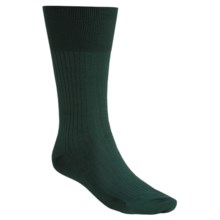 Falke Ribbed Classic Pure Egyptian Cotton Socks (For Men) in Evergreen - Closeouts