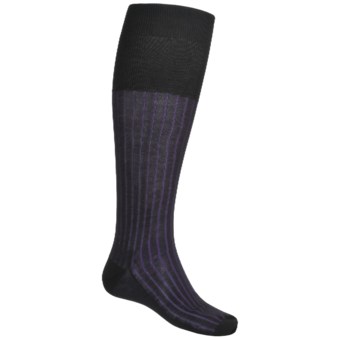 Falke Shadow Cotton Knee-High Socks (For Men and Women) in Black