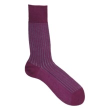 Falke Shadow Rib Cotton Socks (For Men) in Indian Red - Closeouts