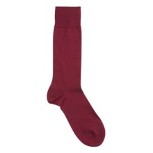 Falke Yale Socks - Cotton-Silk (For Men) in Wine - Closeouts