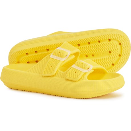 Cushionaire Fame Sandals (For Women) - YELLOW (9 )