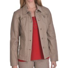 FDJ French Dressing Colored Denim Jacket - Stretch Cotton (For Women) in Sandy - Closeouts