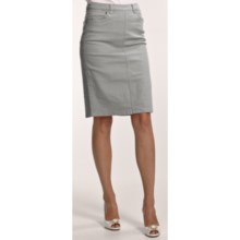 FDJ French Dressing Colored Jean Skirt (For Women) in Dove Grey - Closeouts
