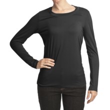 FDJ French Dressing Double Crew Neck Shirt - Long Sleeve (For Women) in Black - Closeouts