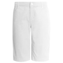 FDJ French Dressing Olivia Bermuda Shorts - Stretch Cotton (For Women) in White - Closeouts