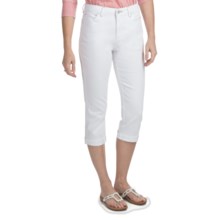 FDJ French Dressing Olivia Slimmer Denim Capris (For Women) in White - Closeouts