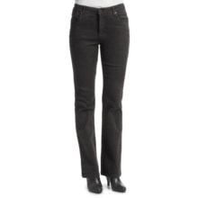 FDJ French Dressing Overdye Olivia Jeans - Flare Leg, Stretch Cotton (For Women) in Onyx - Closeouts