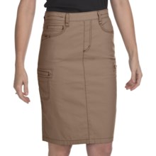 FDJ French Dressing Safari Skirt - Stretch Cotton (For Women) in Cairo Brown - Closeouts