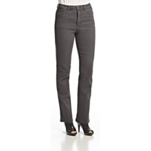 FDJ French Dressing Suzanne Diamond Denim Jeans - Straight Leg, Stretch Cotton (For Women) in Grey Wash - Closeouts