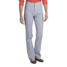 FDJ French Dressing Suzanne Nantucket Stripe Pants - Straight Leg (For Women) in Indigo - Closeouts