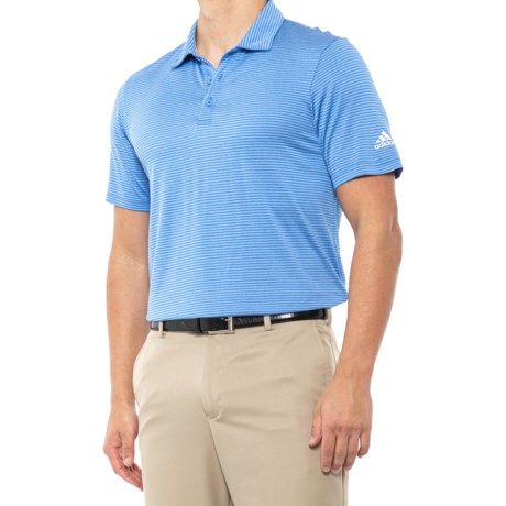 Adidas Feeder Stripe Polo Shirt - Short Sleeve (For Men) - REAL BLUE (XL )