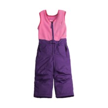 Fera Fuzzy Overalls - Insulated (For Girls) in Blackberry/Taffy - Closeouts