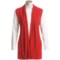Kiss Me Fever Open-Front Sweater - Sleeveless (For Women)