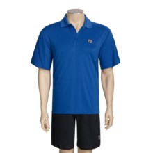 Fila Essenza Tennis Polo Shirt - Solid, Short Sleeve (For Men) in Turkish Sea - Closeouts